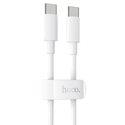 кабель hoco x51 type-c - type-c 100w/1m (білий) 