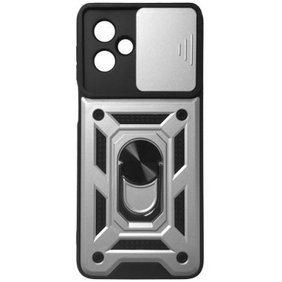 Купить чохол-накладка armor magnet camshield для motorola g54 - silver онлайн