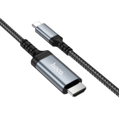 кабель hoco ua43 type-c - hdtv hd (сірий) 