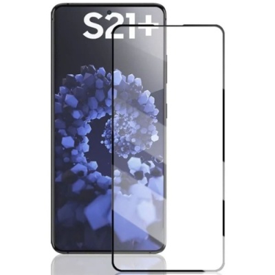захисне скло glass 5d premium для samsung g996 galaxy s21 plus (чорний) 
