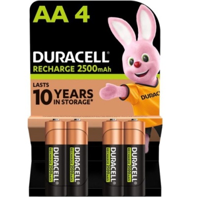 акумулятор duracell 2500 aa (4шт) 