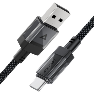 кабель acefast c12-04 usb - type-c (1.2м) (чорний) 