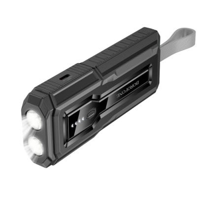 додаткова батарея power bank borofone bj54 graceful pd20w+qc3.0 22.5w flashlight 10000 mah (чорний) 