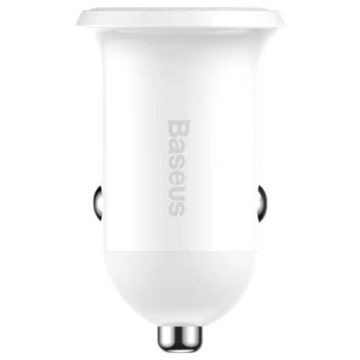Автомобільний Зарядний Пристрій Baseus Grain Pro (CCALLP-02) 2USB/2.4A (White)