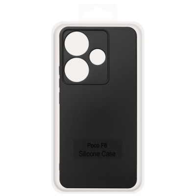 Купить чохол soft silicone case full для xiaomi poco f6/turbo 3 (black) онлайн