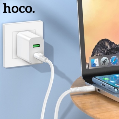 кабель hoco x97 crystal color silicone (pd) type-c - type-c 60w/3.0a/1m (білий) 