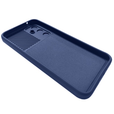 Купить силіконовий чохол soft tpu armor camshield для samsung a546 galaxy a54 5g - dark blue онлайн
