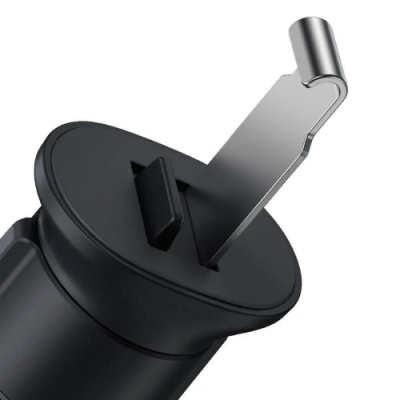 Автотримач Baseus Metal Age Gravity Car Mount Air Outlet Version (SUJS000013) Dark Grey