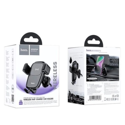 Автотримач Hoco HW1 Pro wireless (Чорний)