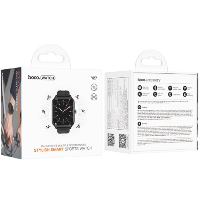 смарт-годинник hoco y27 smart sports watch (чорний) 