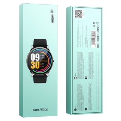 смарт-годинник hoco y10 amoled (сірий) 