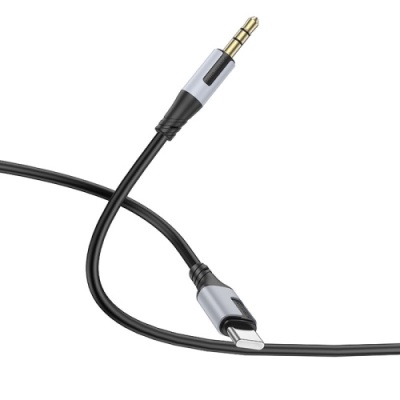 кабель aux borofone bl19 3.5mm(male) - type-c(male) 1m (чорний) 