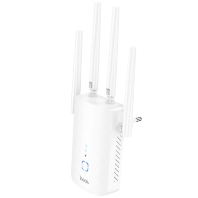 wifi репітер (точка доступу) hoco hi35 (білий) 