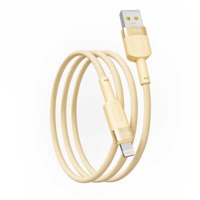 кабель ridea rc-cp43 colorpro usb - lightning 12w 1.2m (помаранчевий) 