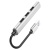 USB HUB Hoco HB26 4-in-1 adapter (USB to USB3.0+USB2.0*3) (Сріблястий) usb hub hoco hb26 4-in-1 adapter (usb to usb3.0+usb2.0*3) (сріблястий)