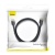 кабель baseus cafule 4khdmi male to 4khdmi male (1m) (black) 