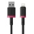 кабель baseus dura series fast charging usb - lightning 2.4a/1m (p10377801u01-01) (black/red) 