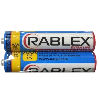батарейка rablex r3 aaa (2шт) 