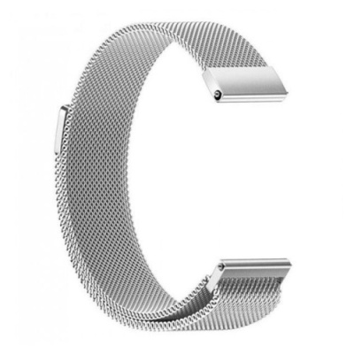 ремінець універсальний milanese loop для samsung/amazfit/xiaomi (20mm) (сталевий) 