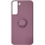 Купить силіконовий чохол soft silicone casevsmagnet ring для samsung g996 galaxy s21 plus - cherry purple онлайн
