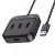 USB HUB Hoco HB31 Easy 4-in-1 converter (USB to USB3.0+USB2.0*3) 1,2m. Black usb hub hoco hb31 easy 4-in-1 converter (usb to usb3.0+usb2.0*3) 1,2m. black