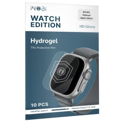гідро-гель плівка для смарт-годинників inobi platinum wx-001 japanese / 10 штук (глянцева) (190*120мм)