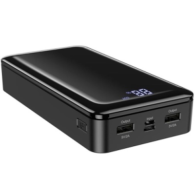 додаткова батарея power bank borofone bj8 extreme 30000 mah (чорний) 