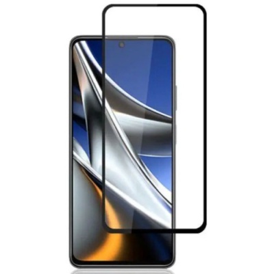 захисне скло glass full glue для xiaomi poco x4 pro 5g (чорний) 