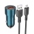 Автомобільний Зарядний Пристрій Borofone BZ19A Wisdom 1USB/18W/QC3.0 + (USB - MicroUSB) (Синій)