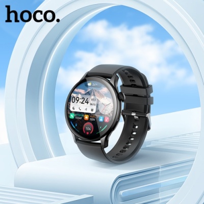 смарт-годинник hoco y10 pro amoled (чорний) 