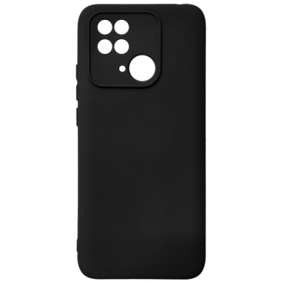 Купить чохол soft silicone case full для xiaomi redmi 10c (black) онлайн
