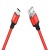 кабель hoco x14 times speed usb - type-c 3.0a/1m (червоно-чорний) 