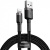 кабель baseus cafule usb - lightning 1.5a/2m (calklf-cg1) (black-grey) 