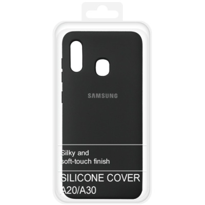 Купить силіконовий чохол soft silicone case для samsung a305 galaxy a30/a205 galaxy a20 - black онлайн