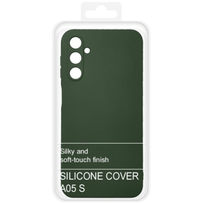 Купить силіконовий чохол soft silicone case для samsung a057 galaxy a05s (темно-зелений) онлайн