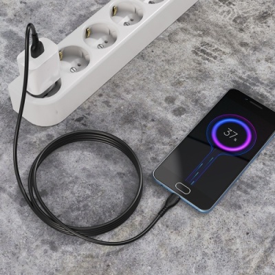 кабель borofone bx51 usb - microusb 2.4a/1m (чорний) 