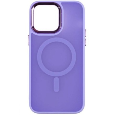 Купить чохол space tpu+pc color chrome with magsafe для apple iphone 15 pro max (purple) онлайн