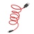 кабель hoco x21 plus silicone usb - type-c 3.0a/1m (чорно-червоний) 