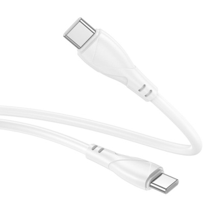 кабель borofone bx121 type-c - type-c 60w/1m (білий) 
