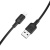 кабель borofone bx113 silicone usb - lightning 2.4a/2m (чорний) 