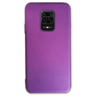 Купить силіконовий чохол soft silicone case для xiaomi redmi note 9s/9 pro - purple онлайн