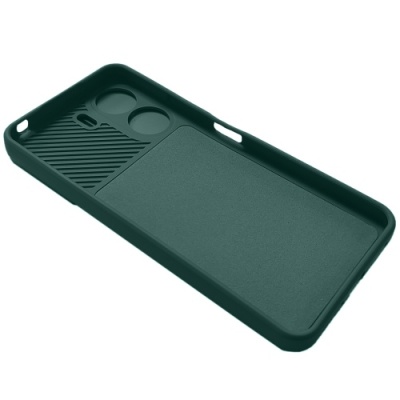 Купить силіконовий чохол soft tpu armor camshield для xiaomi redmi 13c/poco c65 - dark green онлайн