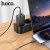 мережевий зарядний пристрій hoco n63 1usb/18w/qc3.0 + 1type-c/30w/pd + (type-c - lightning) (чорний) 