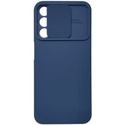 Купить силіконовий чохол soft tpu armor camshield для samsung m146 galaxy m14 5g - dark blue онлайн
