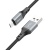 кабель hoco x86 silicone usb - microusb 2.4a/1m (чорний) 
