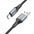 кабель hoco x86 silicone usb - type-c 3a/1m (чорний) 