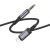 кабель aux borofone bl24 3.5mm(male) - lightning(male) 1m (сірий) 