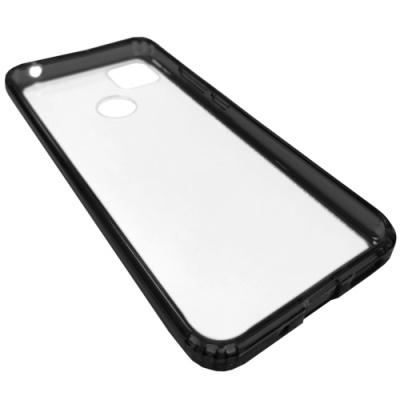 Купить чохол crystal armor для xiaomi redmi 9c/10a - transparent black bumper онлайн