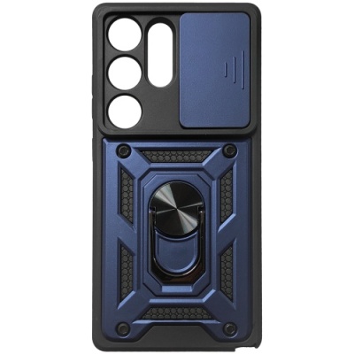 Купить чохол-накладка armor magnet camshield для samsung s938 galaxy s25 ultra - dark blue онлайн