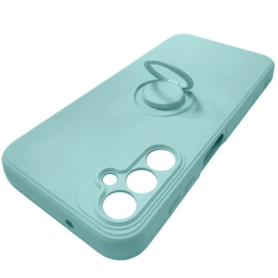 Купить силіконовий чохол soft silicone casevsmagnet ring для samsung a145 galaxy a14 4g/a146 galaxy a14 5g - light cayn онлайн
